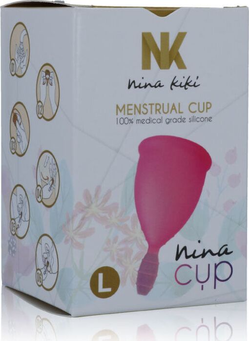 Nina cup copa menstrual talla l rosa Nina cup copa menstrual talla l rosa