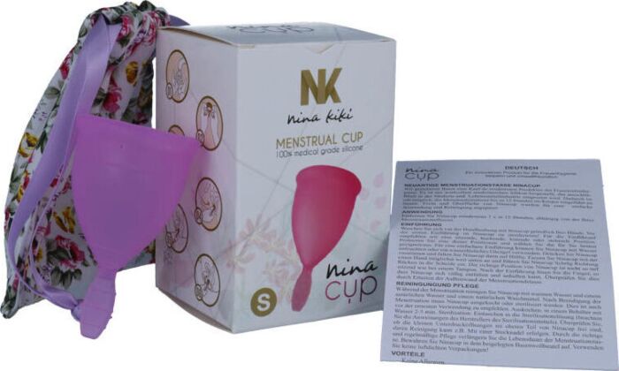 Nina cup copa menstrual talla s lila