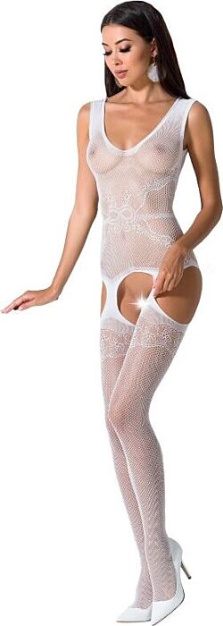 Passion woman bs062 bodystocking blanco talla unica Passion woman bs062 bodystocking blanco talla unica