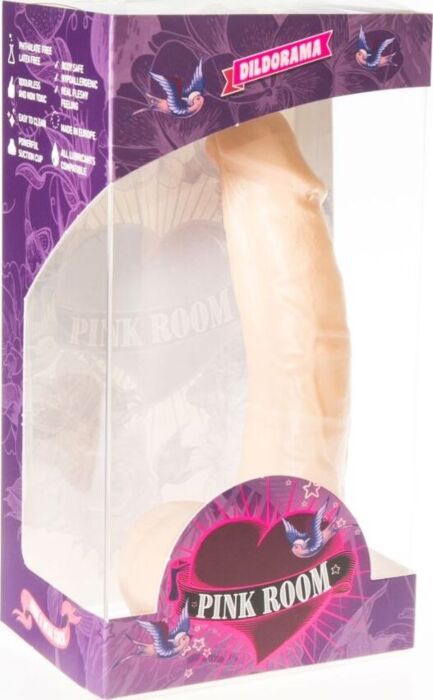 Dildo réaliste Pink Room Connor 16 cm avec ventouse