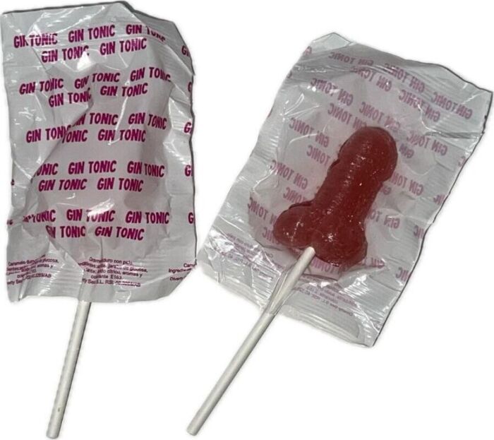 Sucette pénis DIVERTY SEX Gin Tonic Fraise Sucette pénis DIVERTY SEX Gin Tonic Fraise