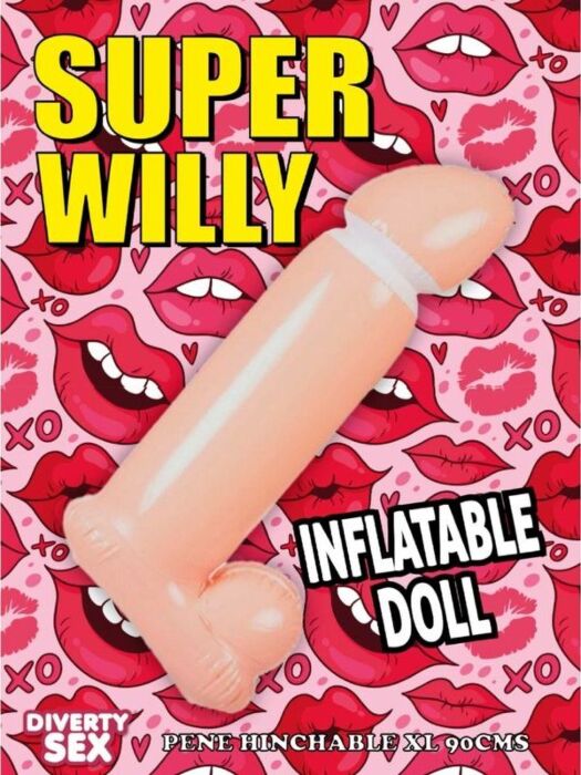 Pito Hinchable Diablo Picante 100 cm Divertido Pito Hinchable Diablo Picante 100 cm Divertido