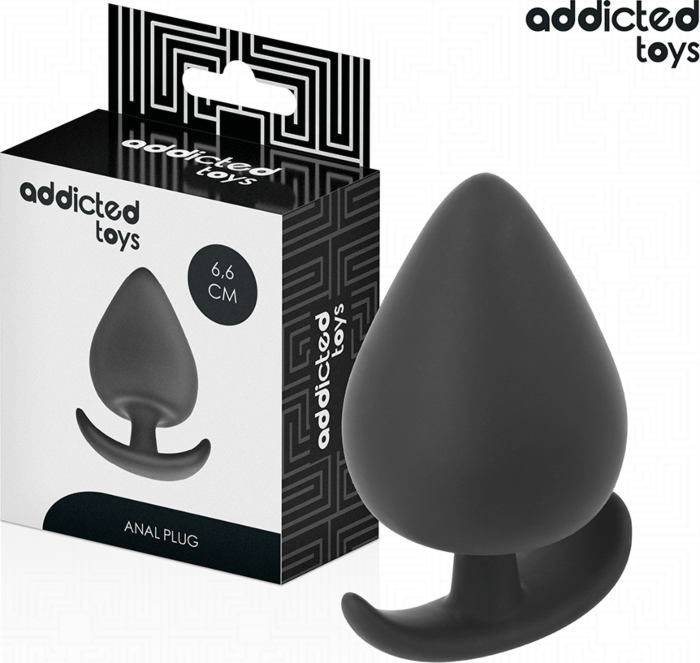 Plug Anal Addicted Toys M 6,6 cm Silicona Segura