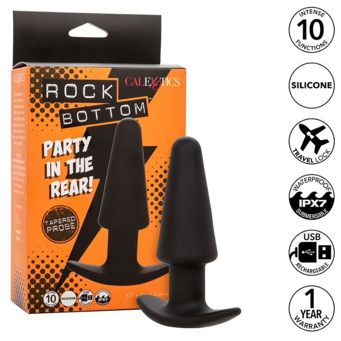 Plug Anal CALEXOTICS Rock Bottom 10 Vibrations