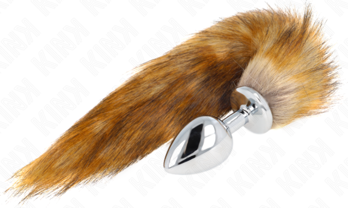 Plug Anal KINK L con Cola Sintética Marrón