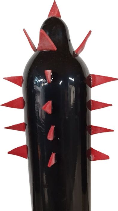 Preservativo Condomerie Cactus Negro XL - Diseño Único