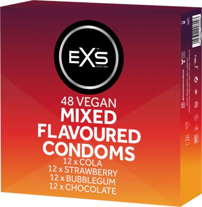 Préservatifs Exs Mixed Flavours — Pack 48