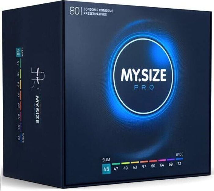 Preservativos My Size Pro 45mm (80 unidades)