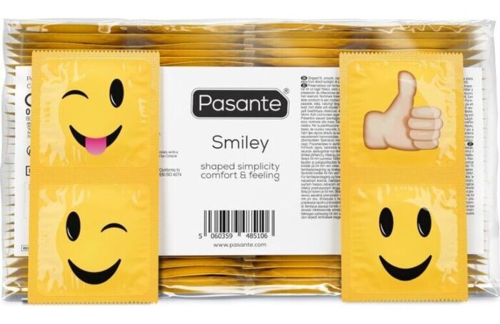 Préservatif Pasante Smiley - 144 unités avec designs amusants