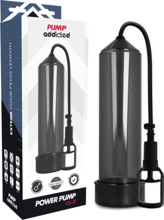 PUMP ADDICTED BOMBA ERECCIÃN RX7 NEGRO