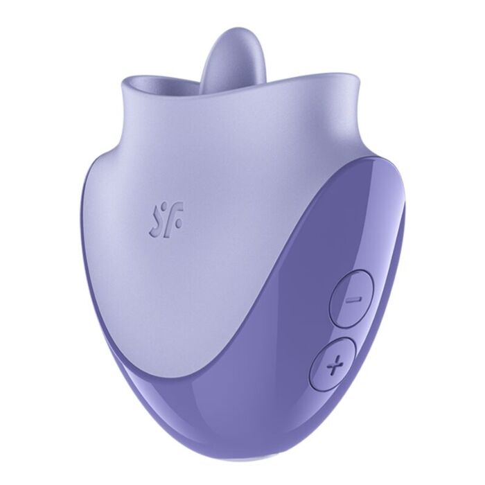 SATISFYER - TONGUE DANCER CLITORAL STIMULATOR WITH VIBRATION AND PULSATIONS LILAC SATISFYER - TONGUE DANCER CLITORAL STIMULATOR WITH VIBRATION AND PULSATIONS LILAC