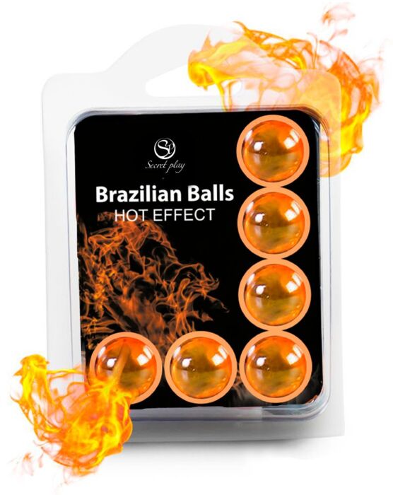 Set 6 Brazilian Balls Secretplay - Effet Chaleur