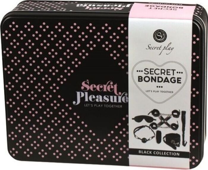 Set bondage 8 piezas negro Set bondage 8 piezas negro