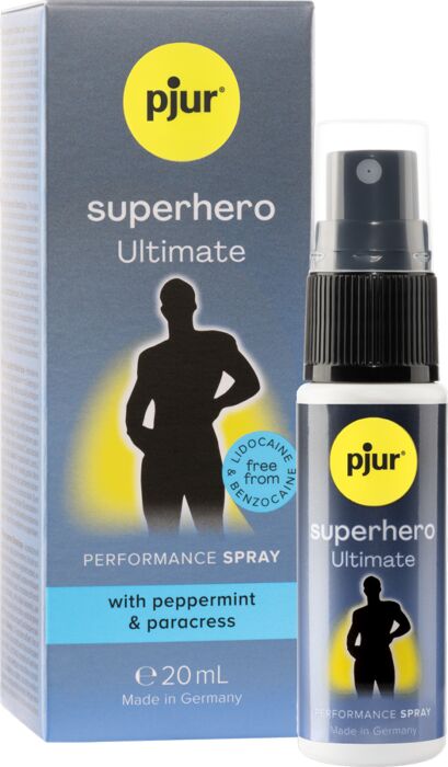 Spray Retardante PJUR Superhero 20ml | Placer Prolongado Spray Retardante PJUR Superhero 20ml | Placer Prolongado