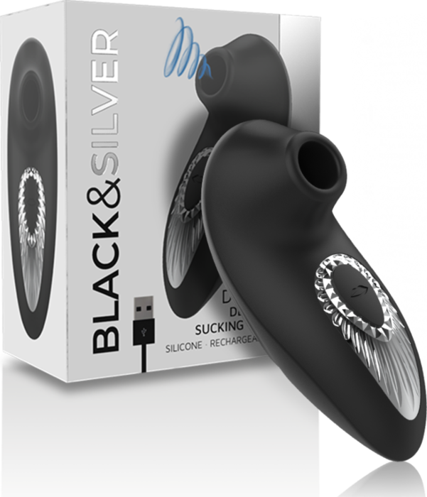 Stimulateur d'aspiration Black&Silver Drake 10 programmes Stimulateur d'aspiration Black&Silver Drake 10 programmes