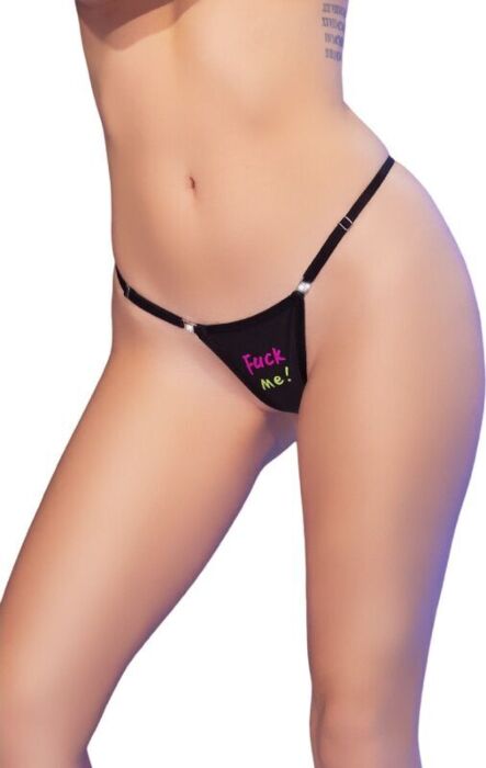 Tanga Chilirose CR 4835 Negro Sexy y Elegante Tanga Chilirose CR 4835 Negro Sexy y Elegante