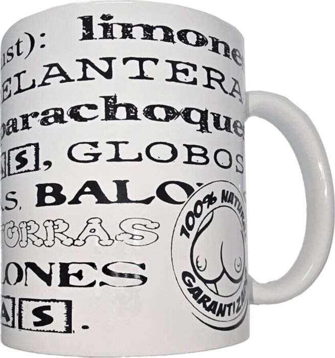 Taza Diablo Picante Sinónimos Tetas Divertida