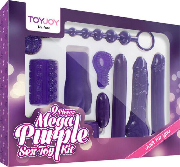 Toy joy 9 pieces mega purple sextoy kit lila Toy joy 9 pieces mega purple sextoy kit lila