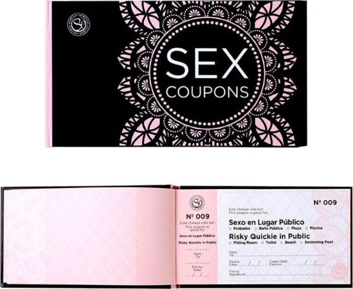 Jeu de coupons sensuels SECRETPLAY 50 pages