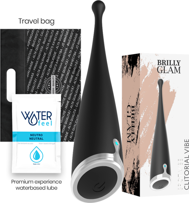 Vibromasseur Brilly Glam Spot Vibe avec stimulation colibrí