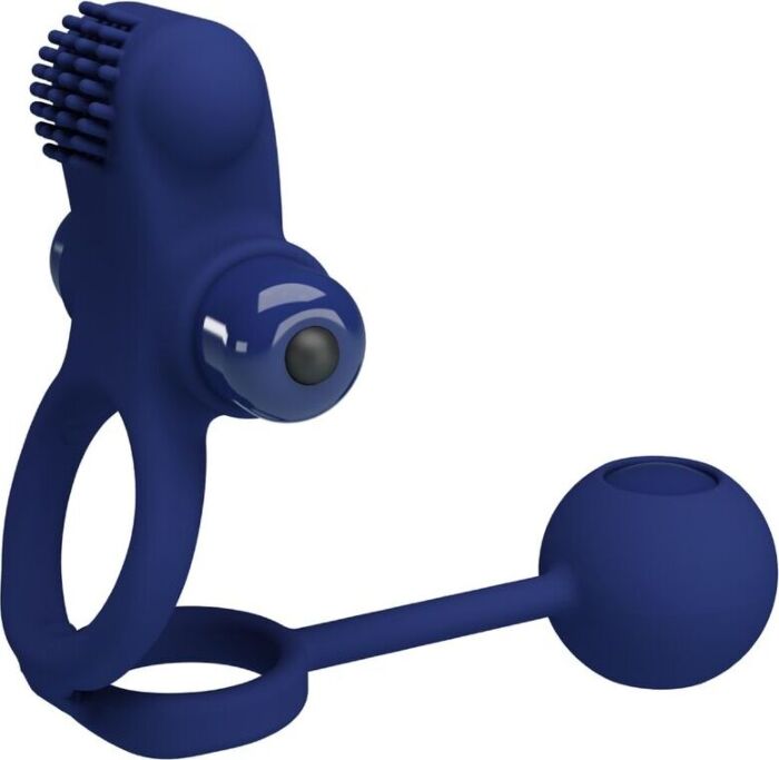 Vibrador Doble Anillo Pretty Love Remington Azul