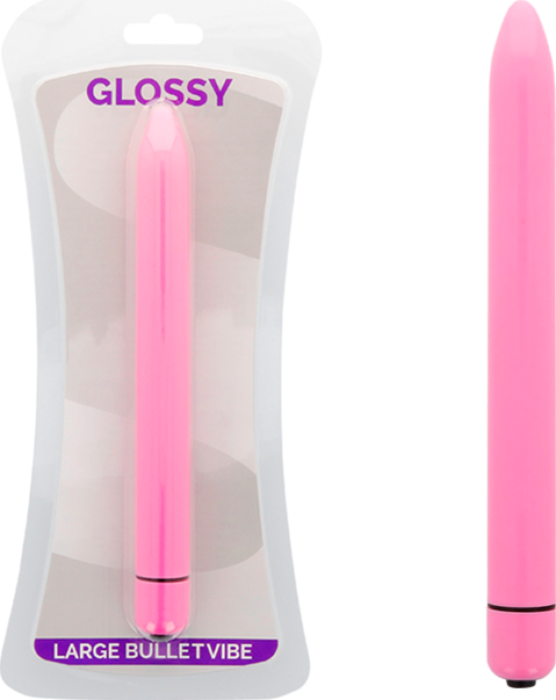 Vibromasseur GLOSSY Slim Rose Intense