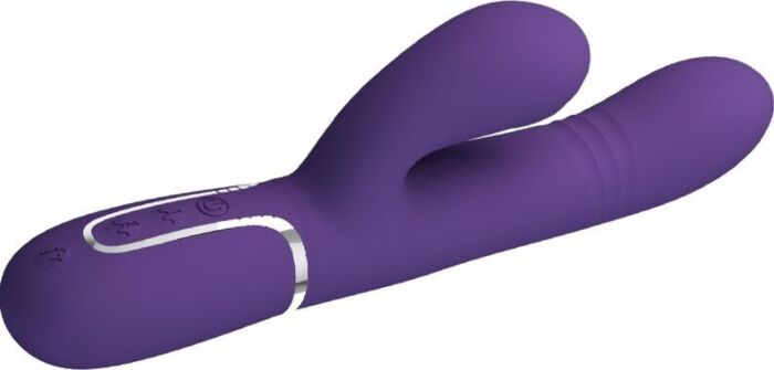 Vibrador Pretty Love Multifunción Conejito Morado