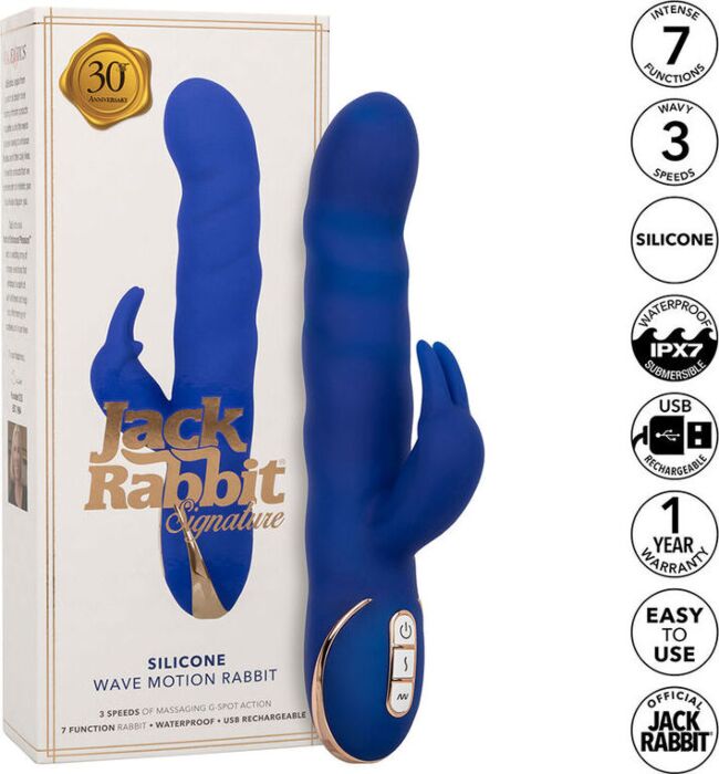 Vibrador Rabbit CALEXOTICS Jack - Movimiento de Ondas Vibrador Rabbit CALEXOTICS Jack - Movimiento de Ondas