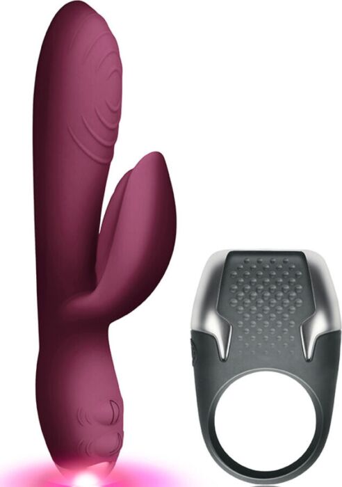 Vibrador Rabbit Climaximum Kit con Anillo LED