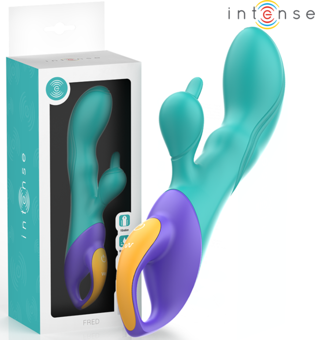 Vibrador Rabbit Intense Fred Azul Estimulante