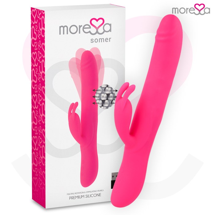 Vibrateur Rabbit MORESSA SOMER avec rotations multiples puissantes