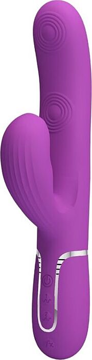Vibrador Rabbit Pretty Love Perlita 3 en 1 Morado Vibrador Rabbit Pretty Love Perlita 3 en 1 Morado