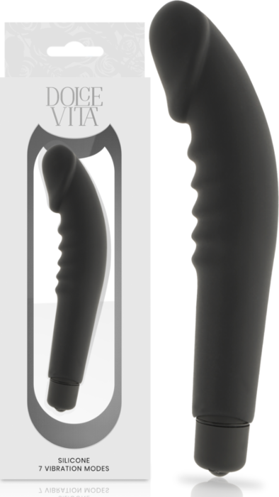 Vibrador Realista Negro Placer Dolce Vibrador Realista Negro Placer Dolce