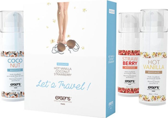 Warming Gourmet Massage Oil Let.s Travel 3 x 30 ml. Warming Gourmet Massage Oil Let.s Travel 3 x 30 ml.