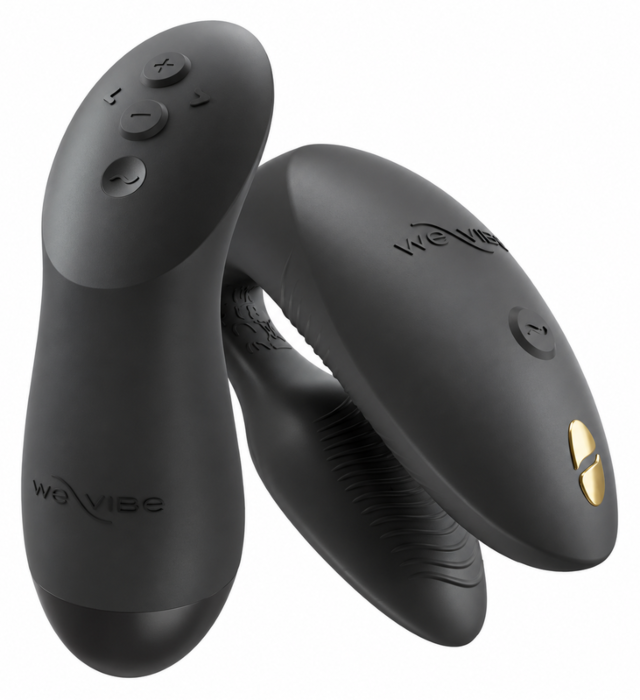 Vibromasseur pour couples WE-VIBE CHORUS PRO noir satiné