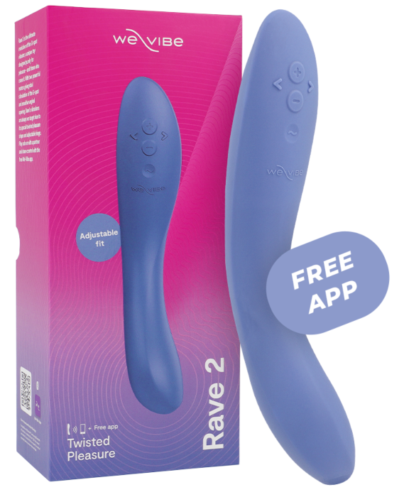 Vibrateur point G WE-VIBE RAVE 2 bleu
