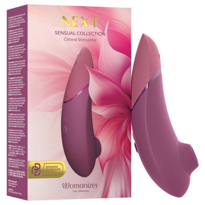 Stimulateur clitoridien à succion WOMANIZER NEXT 14 intensités rose poudré