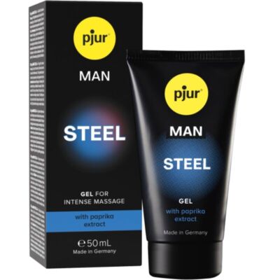 Gel stimulant PJUR Man Steel 50ml - Plaisir intense