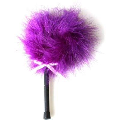 Violet marabou plumeau jeu secrète