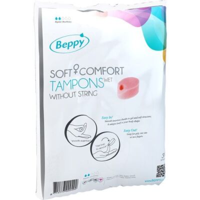 Tampons Beppy lubrifiés 30 pcs