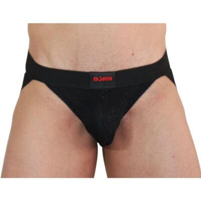 Jockstrap BURN 003 Noir Brillant XL | Audace et Style