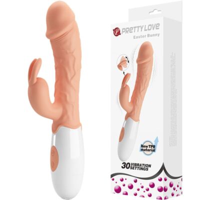 Vibromasseur Rabbit PRETTY LOVE double stimulation