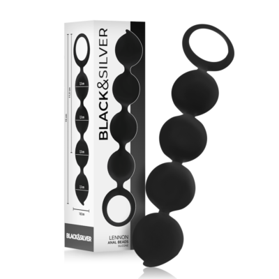 Bolas Anales Black&Silver Lennon - Sensation Douce