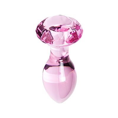 Plug en verre S Pleasures Crystal LUNA — compact et raffiné