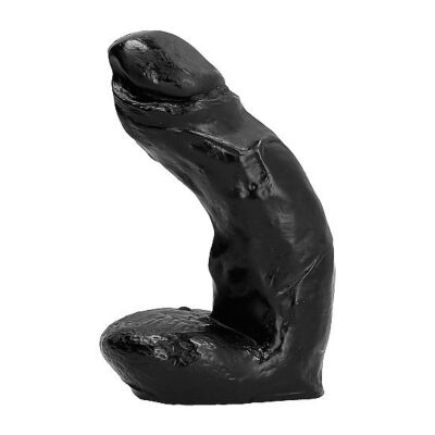 All black pene realístico 15cm