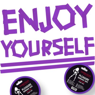 Ruban de bondage séduisant violet