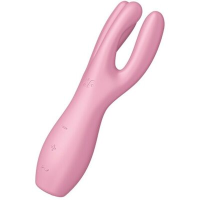 Satisfyer Threesome 3 Vibromasseur Rose - 3 Moteurs Puissants