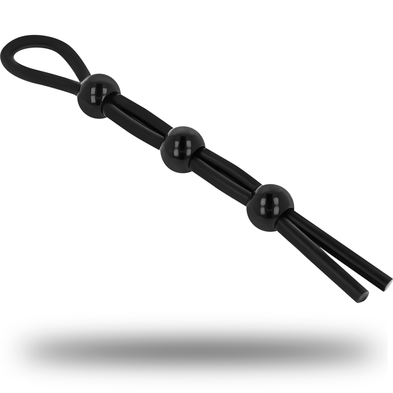 Anneau Rope pour Pénis et Testicules - Silicone Ohmama