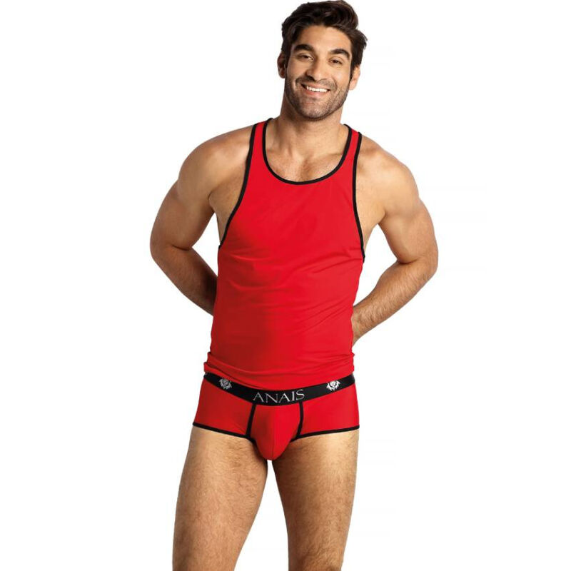 T-shirt en microfibre rouge "Séduction Masculine