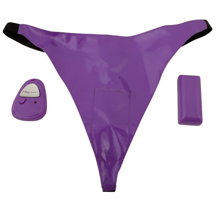 vibrateur violet Thong avec télécommande